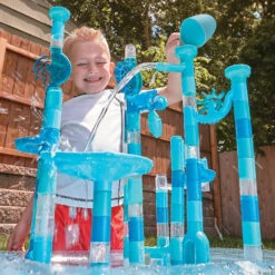 125 Piece Aqua Maze Marble Run