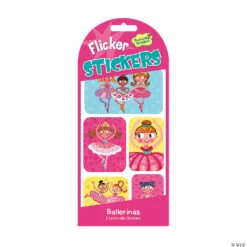 Ballerinas Flicker Stickers: Pack Of 12