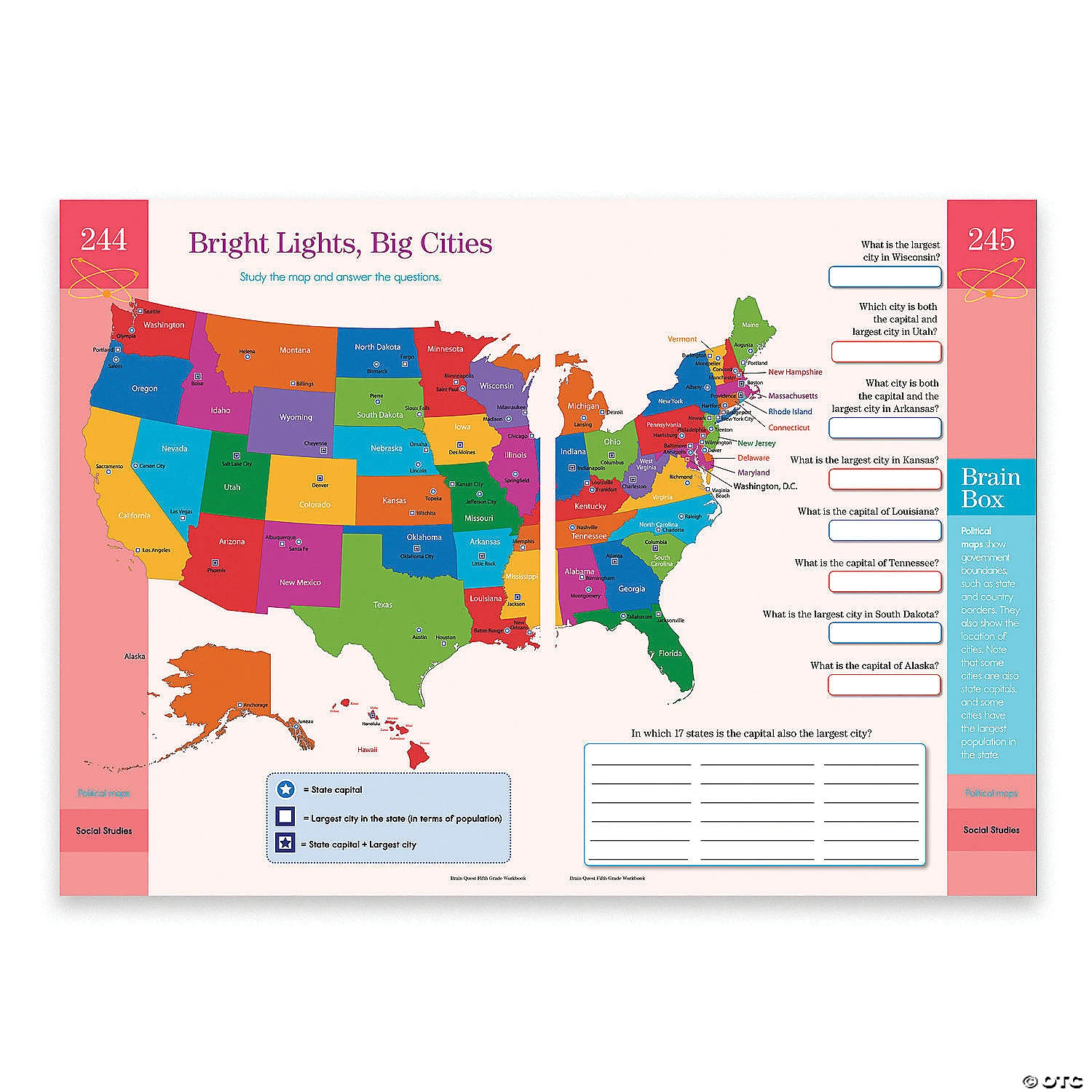 Brain Quest Workbook: Grade 5 - Image 3
