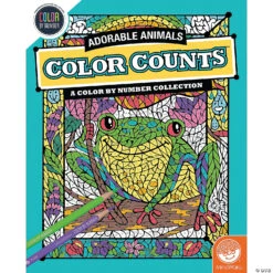 Color By Number Color Counts: Adorable Animals