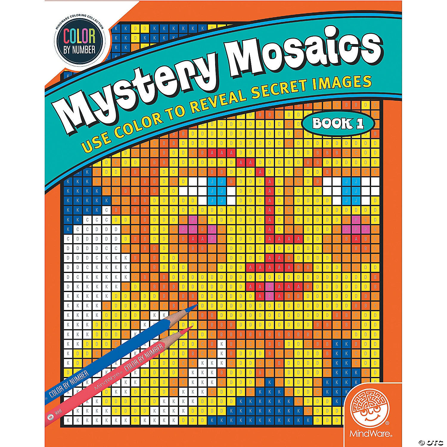 Color By Number Mystery Mosaics: Book 1