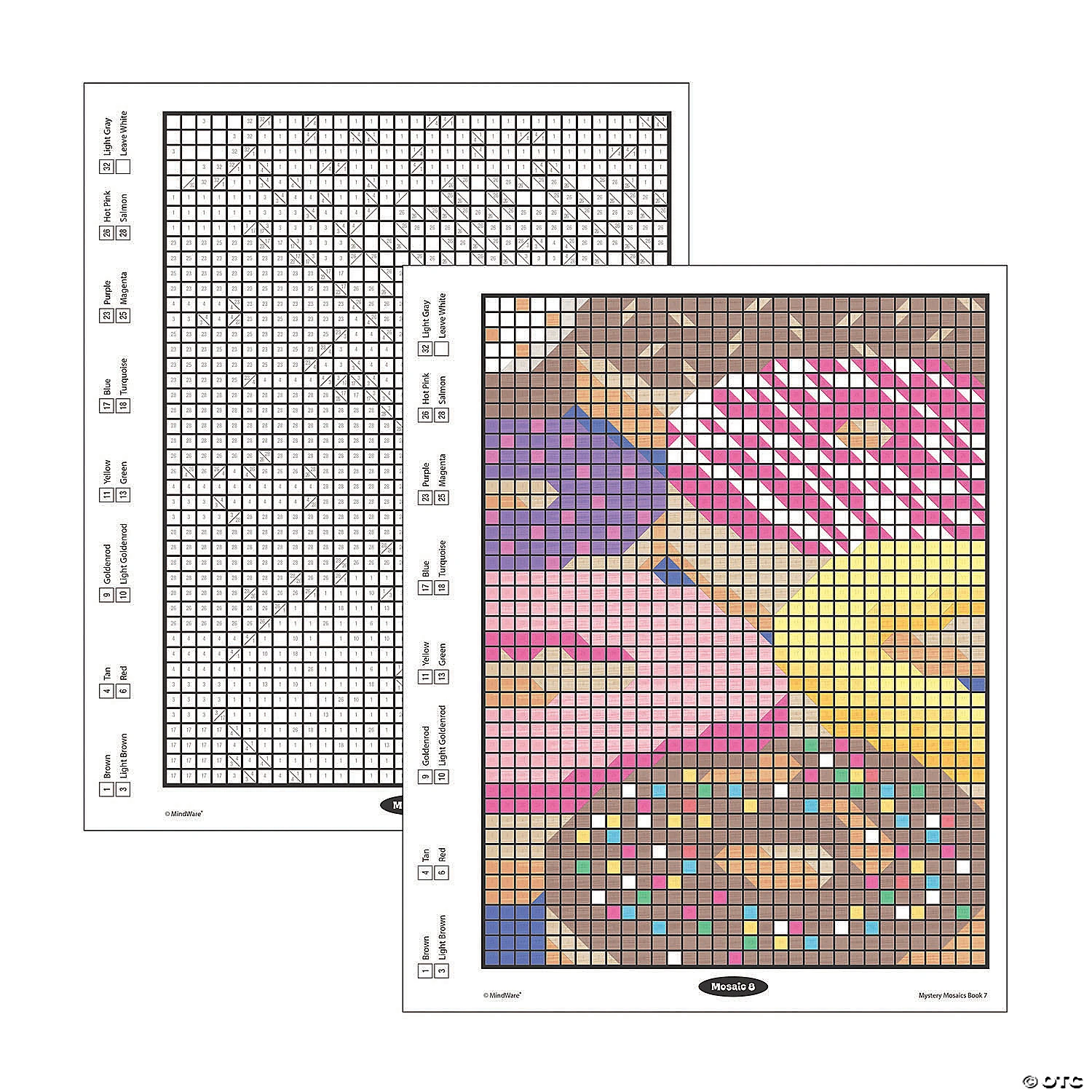 Color By Number Mystery Mosaics: Book 7 - Image 2