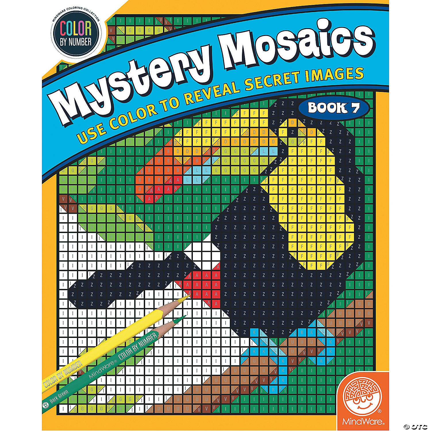 Color By Number Mystery Mosaics: Book 7