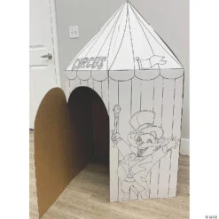 Color Your Own Circus Tent And Playhouse
