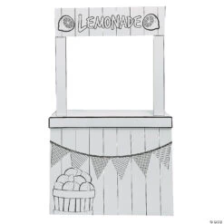 Color Your Own Lemonade Stand And Playhouse
