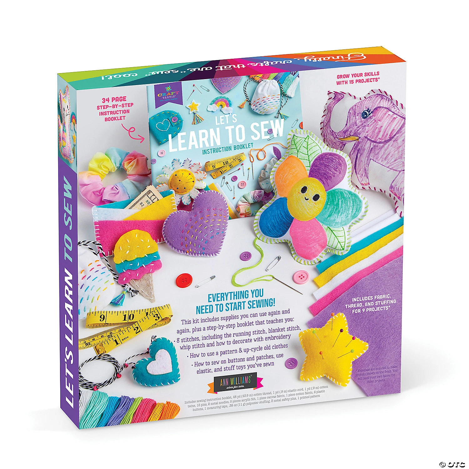 Craft-tastic Learn To Sew Craft Kit - Image 5