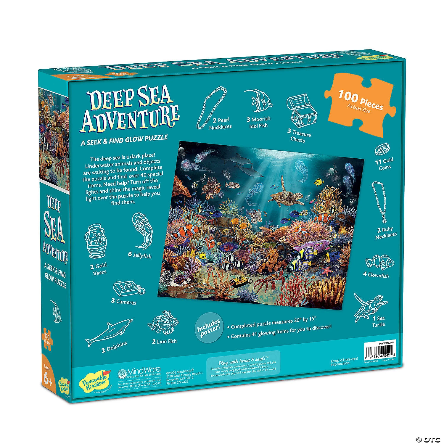 Deep Sea Adventure Seek & Find Glow Puzzle - Image 4