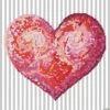 Diamond Dotz Diamond Embroidery Facet Art Kit-Heart Felt With Frame