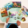Dynamite Dinosaurs 4-Pack Wooden Puzzles
