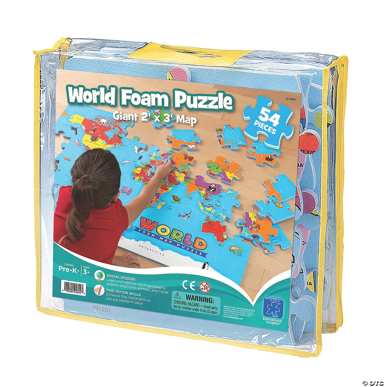 Educational Insights: World Foam® Map Jigsaw Puzzle - Image 2