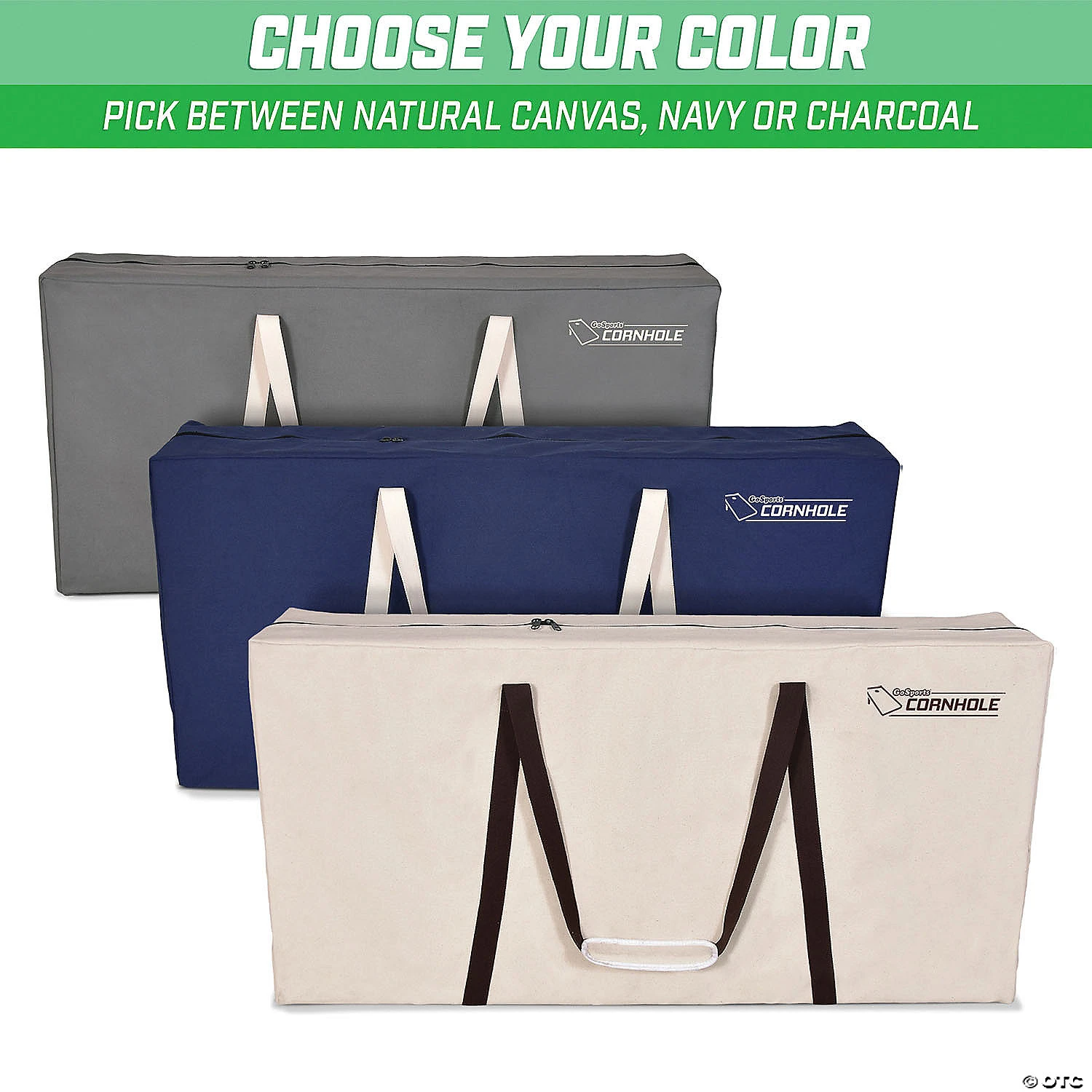 GoSports PRO Grade Canvas Cornhole Storage Case, Natural Canvas - Image 3