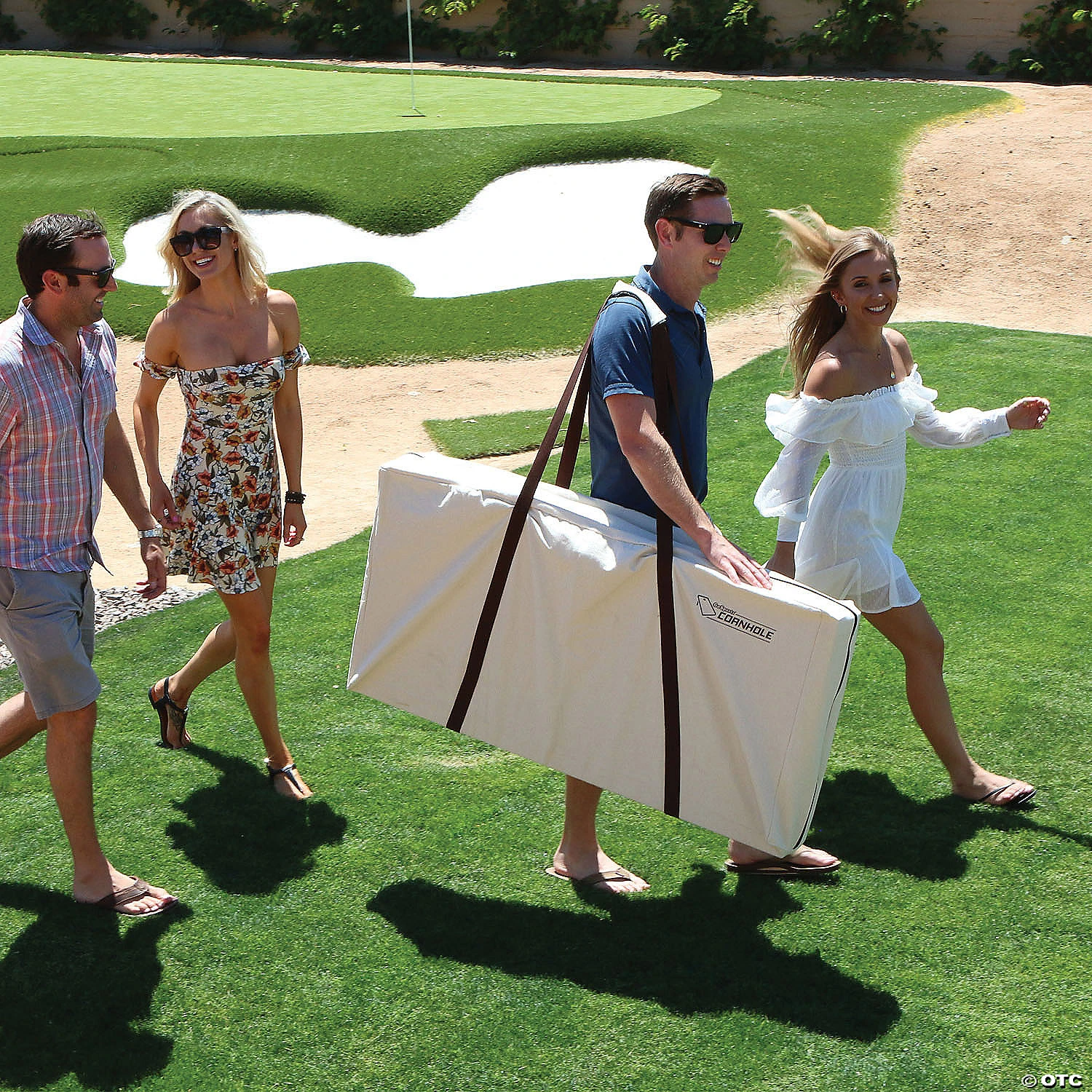 GoSports PRO Grade Canvas Cornhole Storage Case, Natural Canvas - Image 4