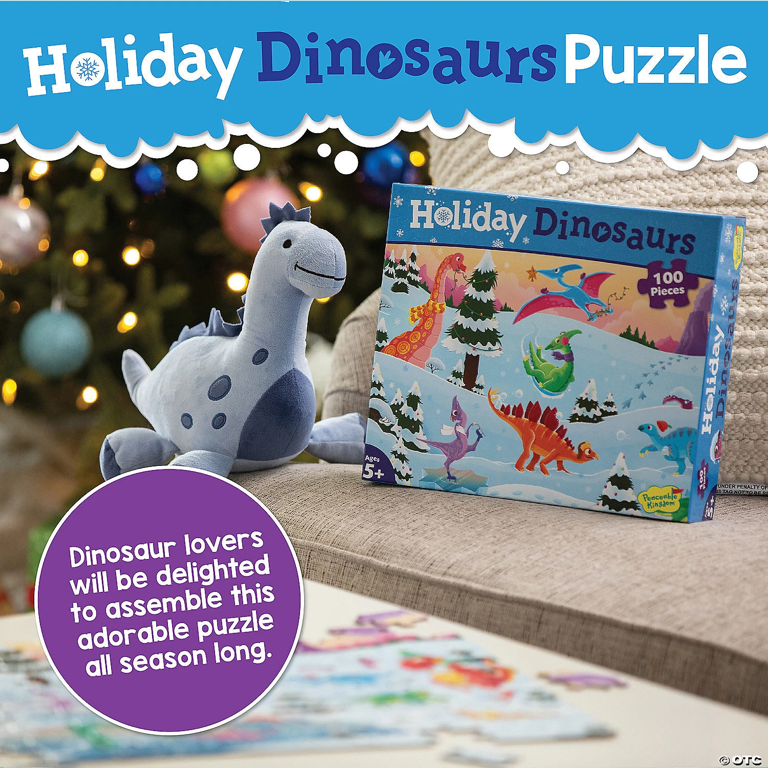 Holiday Dinosaurs Puzzle - Image 3