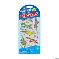 Jets Foil Stickers: Pack Of 12