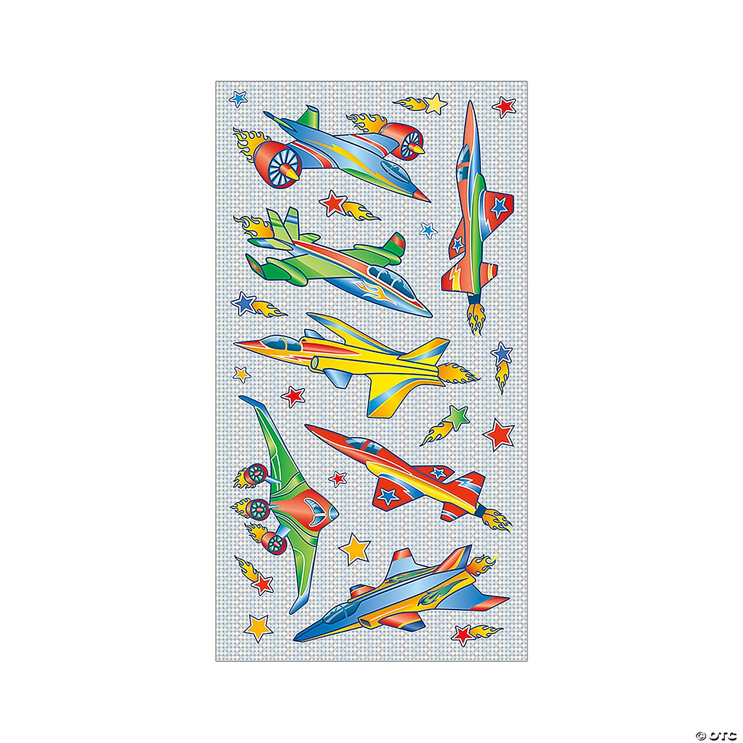 Jets Foil Stickers: Pack Of 12 - Image 2