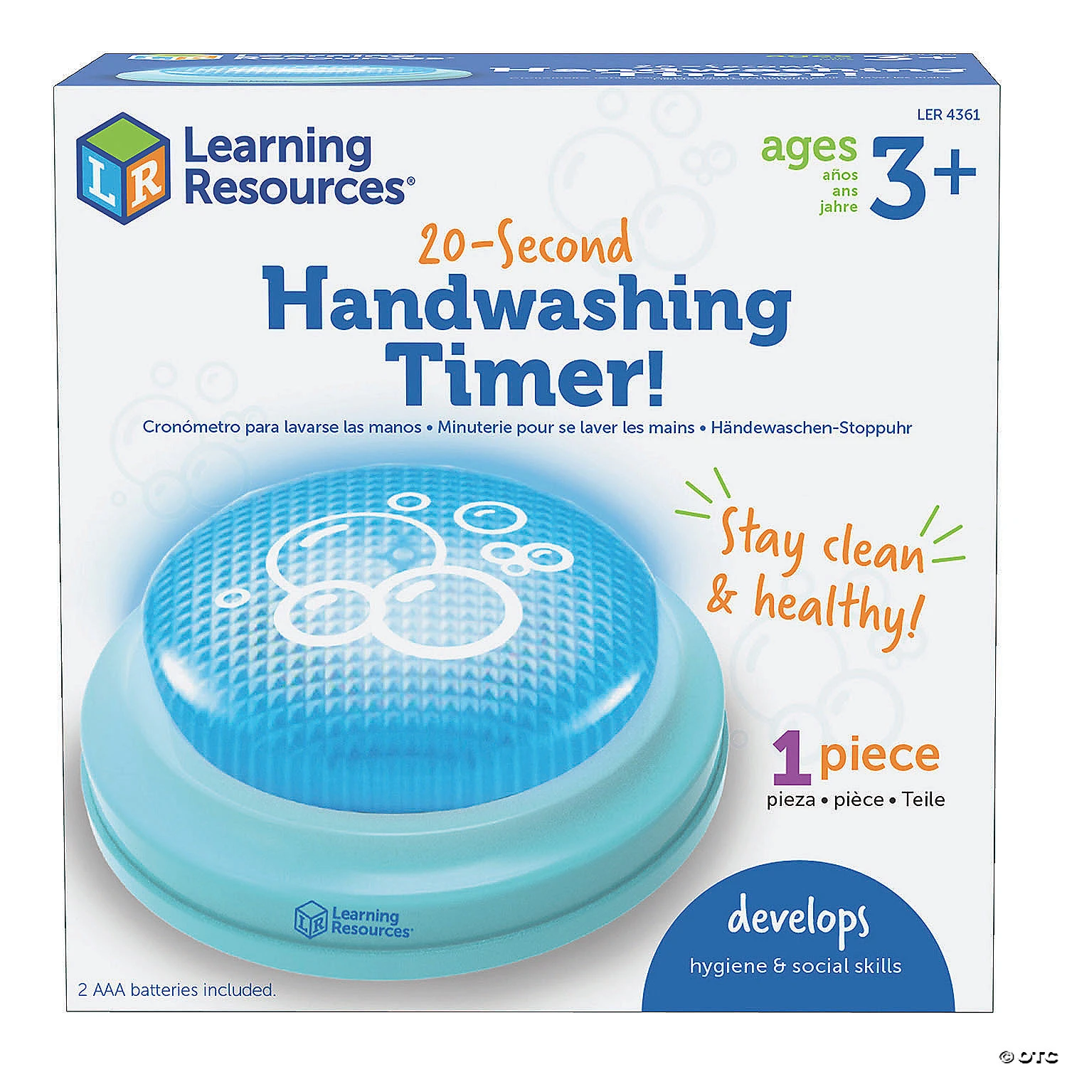 Learning Resources 20-Second Handwashing Timer: Set Of 2 - Image 2