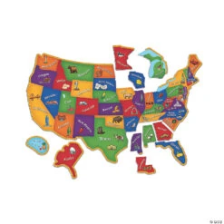Learning Resources®: Magnetic U.S. Map Jigsaw Puzzle, 44 Pieces