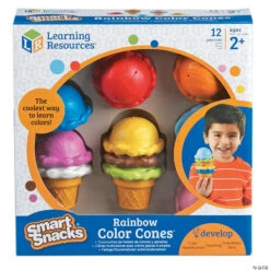 Learning Resources Smart Snacks Rainbow Color Cones