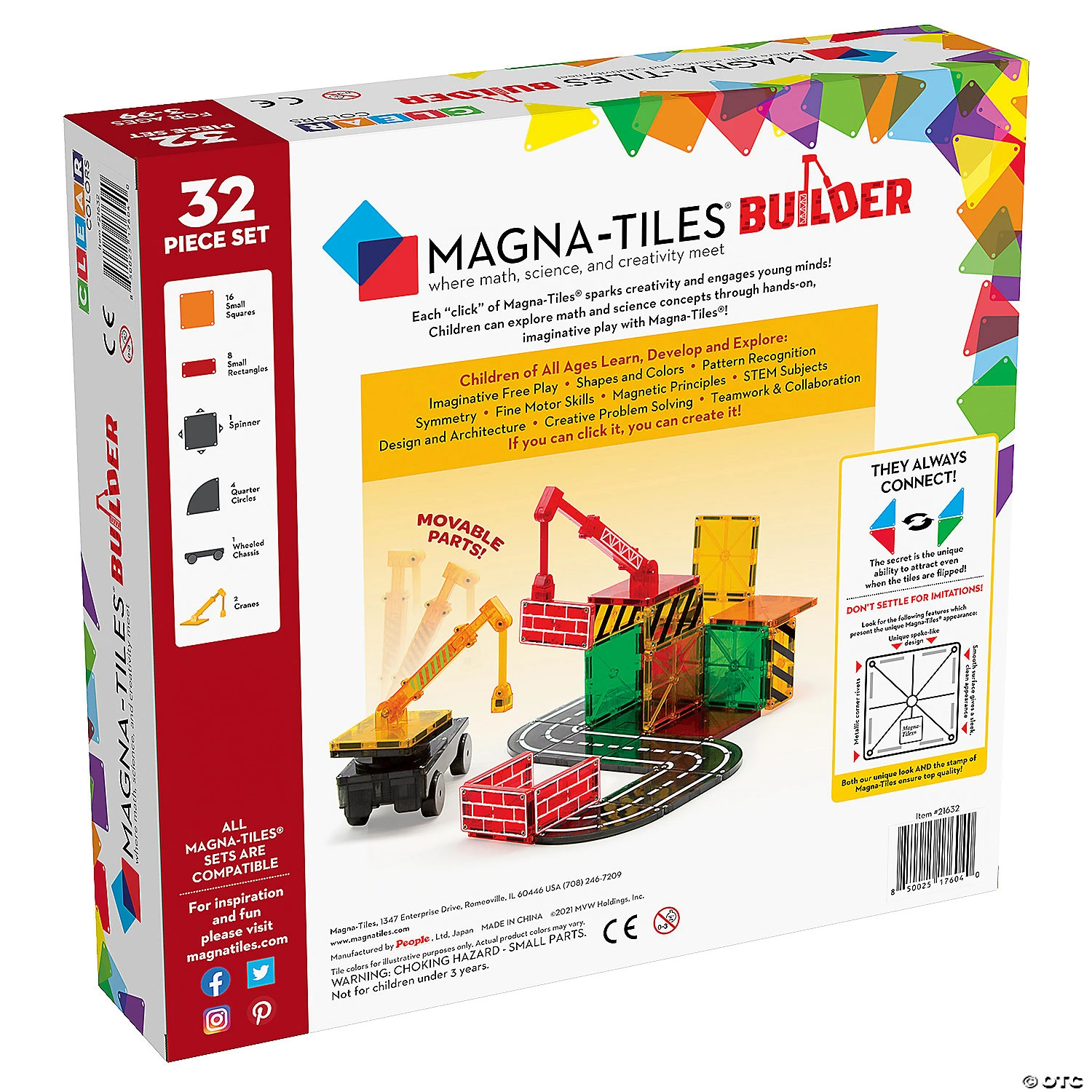 Magna-Tiles® Builder 32-Piece Set - Image 5