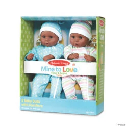 Melissa & Doug: Mine To Love Twins Tyler & Taylor Dolls