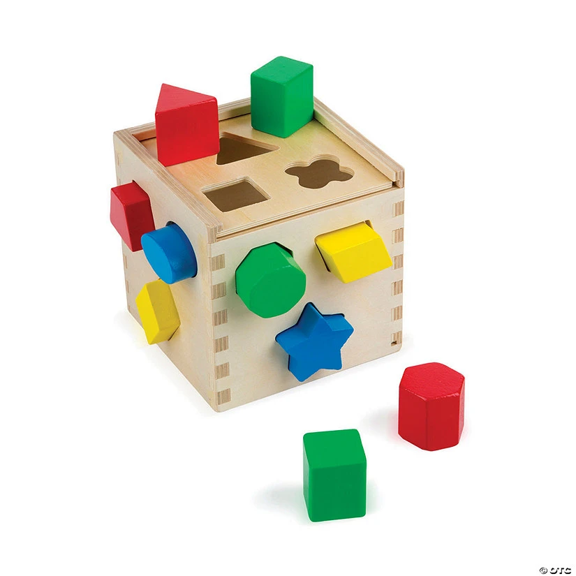 Melissa & Doug Shape Sorting Cube Classic Toy