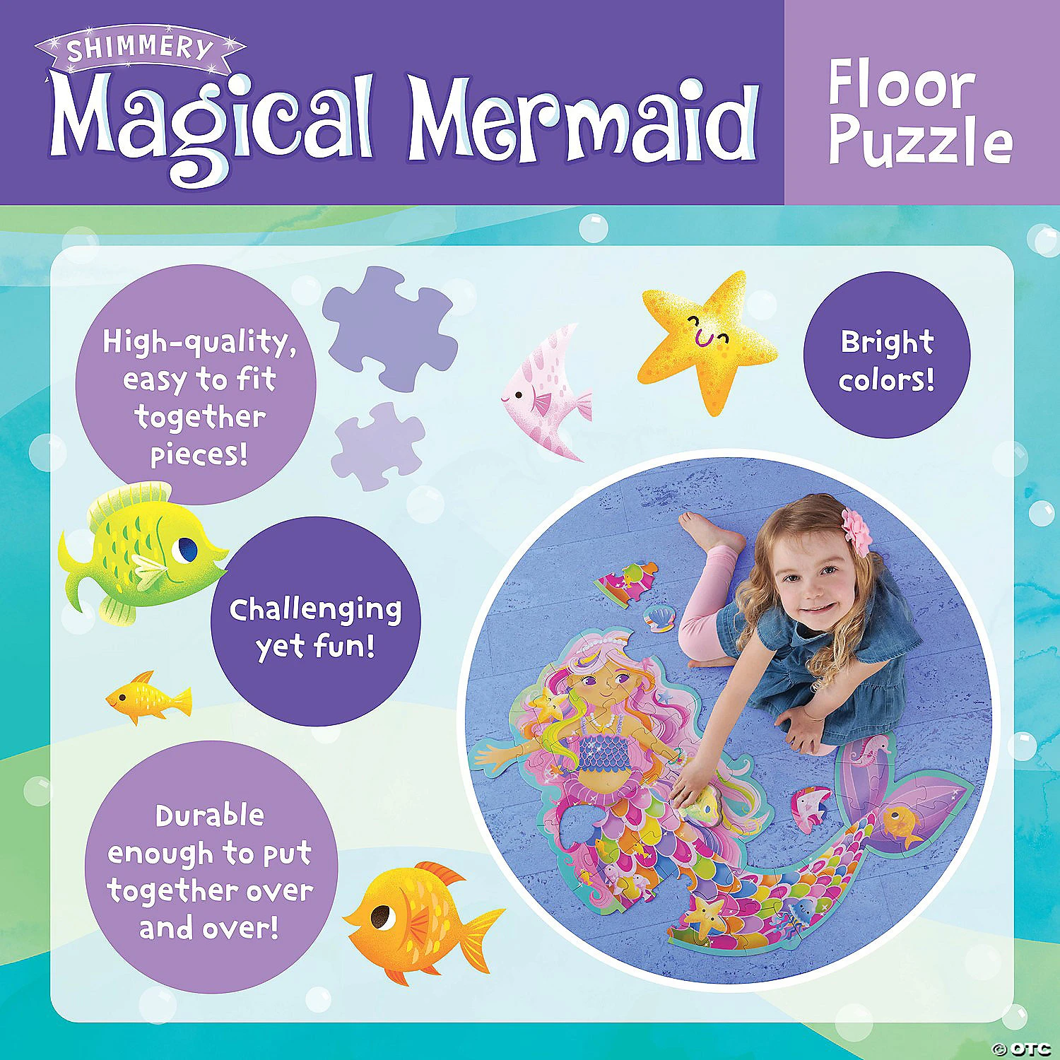 Mermaid Floor Puzzle - Image 2