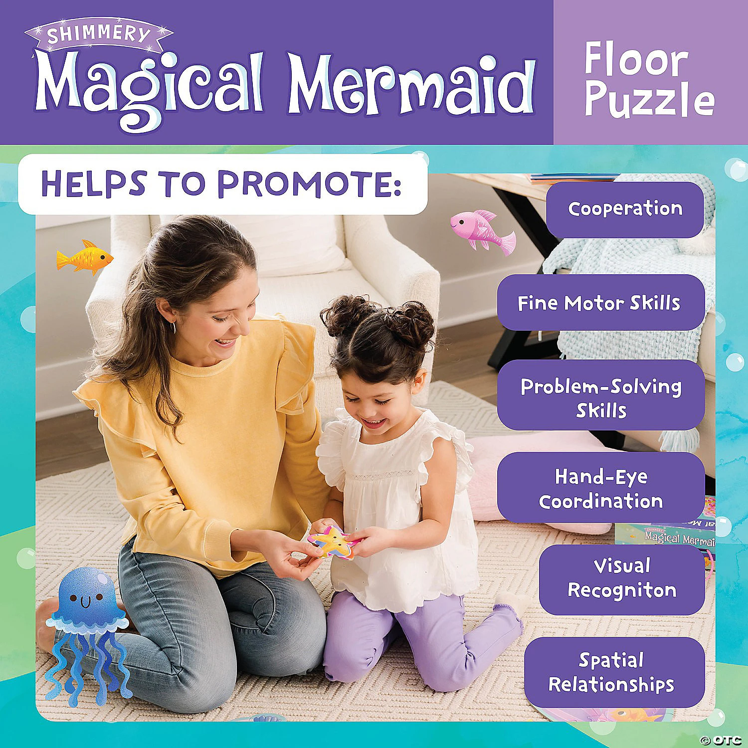 Mermaid Floor Puzzle - Image 3