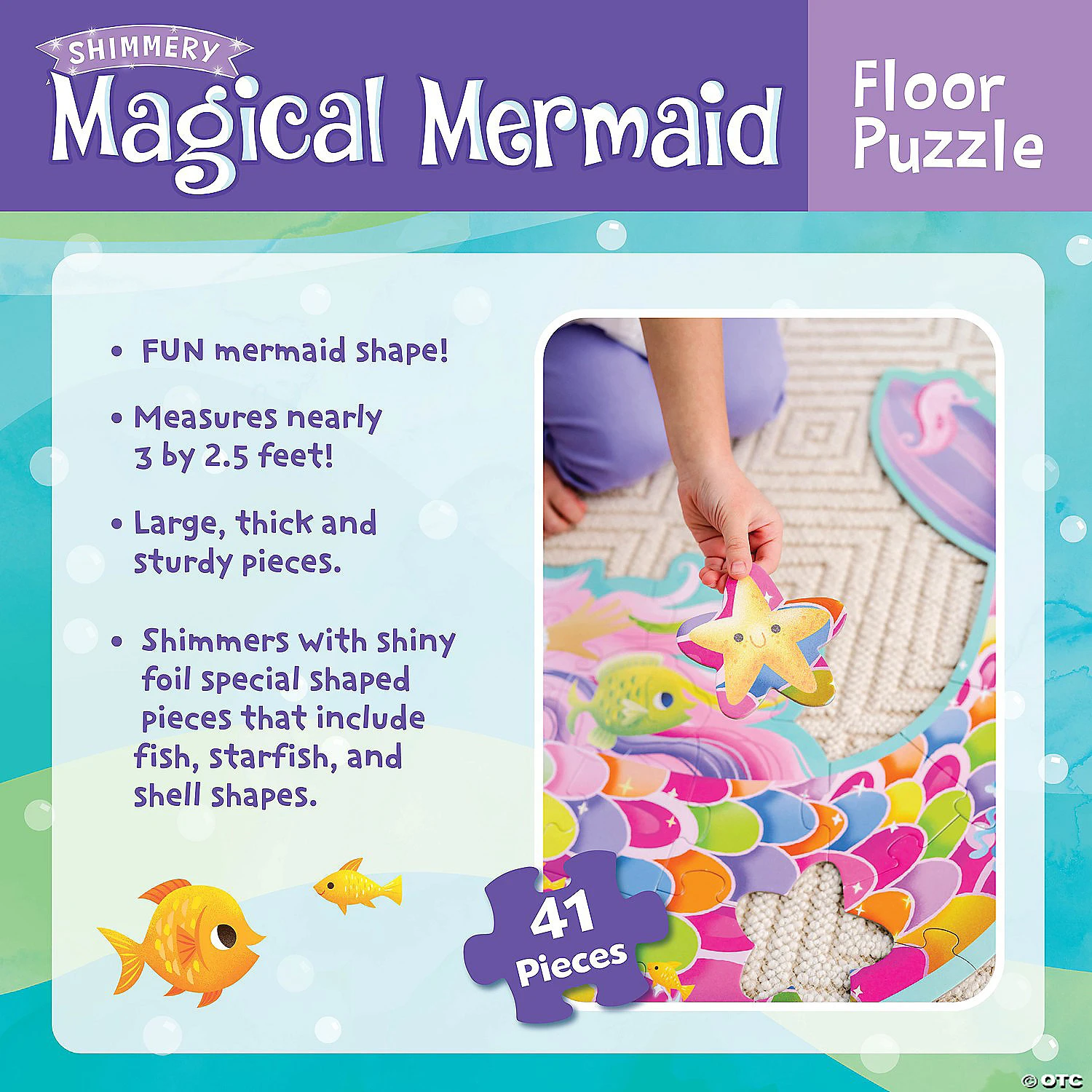 Mermaid Floor Puzzle - Image 4