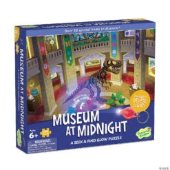 Museum At Midnight Seek And Find Glow Puzzle