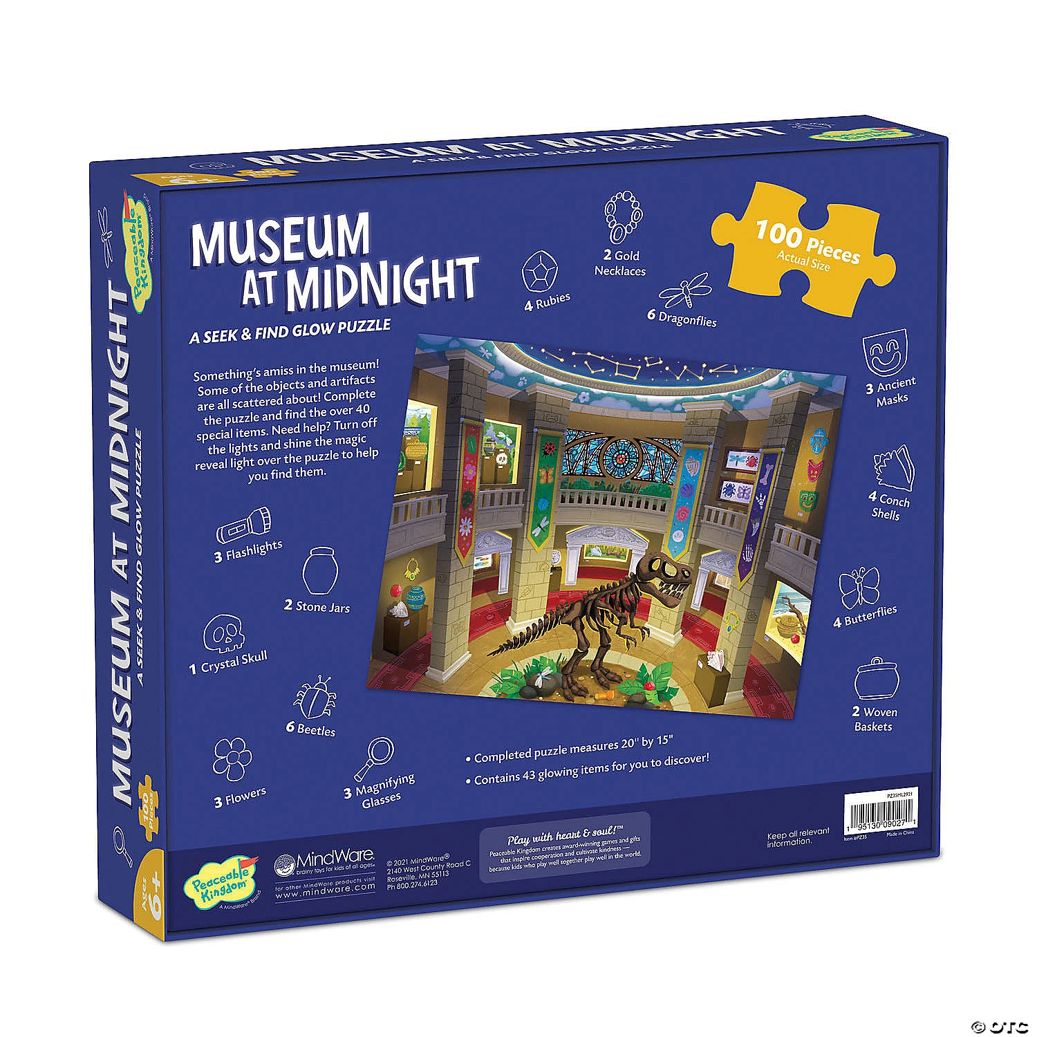 Museum At Midnight Seek And Find Glow Puzzle - Image 4