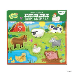 My First Wooden Puzzle: Farm Animals