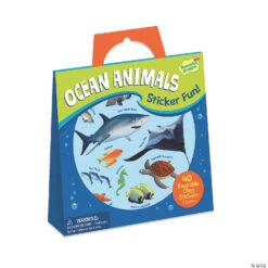 Ocean Animals Reusable Sticker Tote