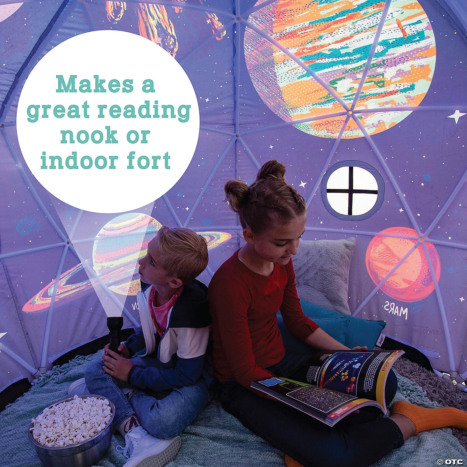 Oh So Fun! Deluxe Glow-in-the-Dark Space Fort - Image 3