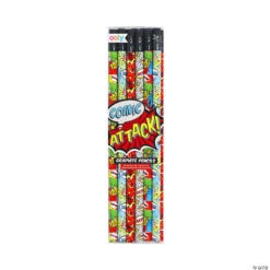 Ooly Comic Attack Pencils: Set Of 12