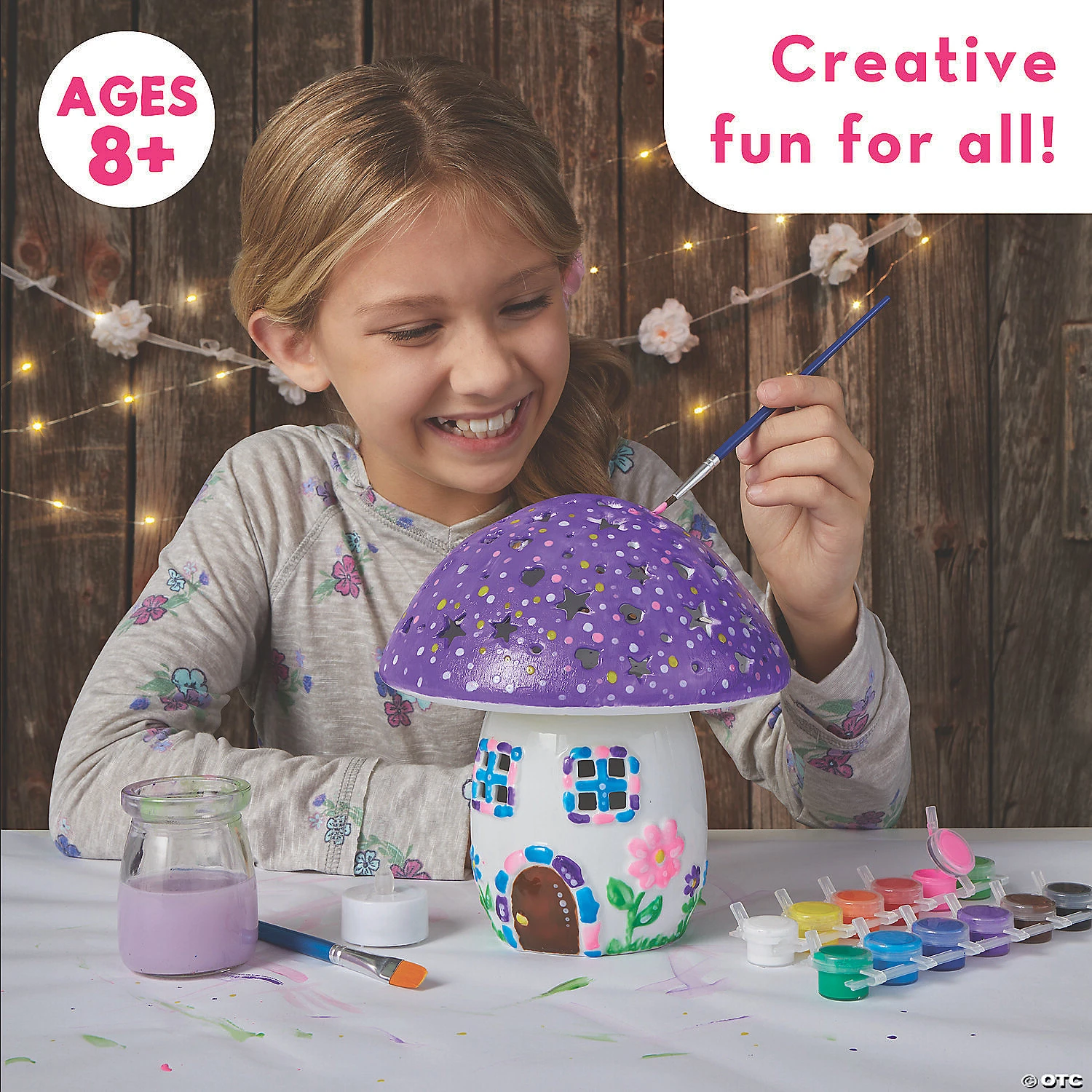 Paint Your Own Porcelain Fairy Light - Image 4