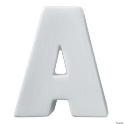 Paint Your Own Porcelain Letter A