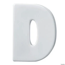 Paint Your Own Porcelain Letter D