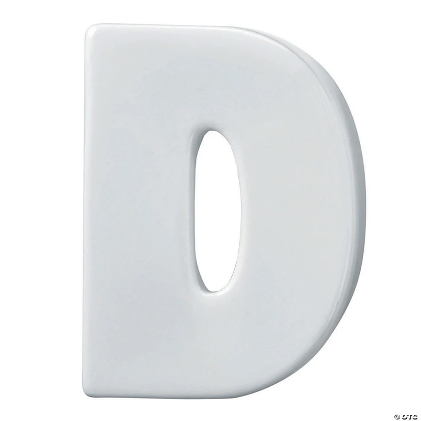 Paint Your Own Porcelain Letter D