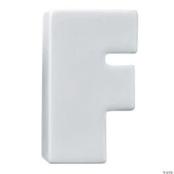 Paint Your Own Porcelain Letter F