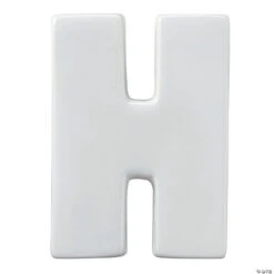 Paint Your Own Porcelain Letter H
