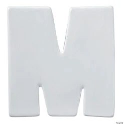 Paint Your Own Porcelain Letter M