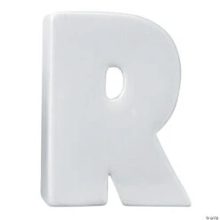Paint Your Own Porcelain Letter R
