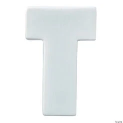Paint Your Own Porcelain Letter T