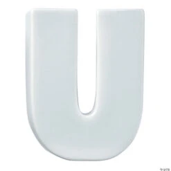 Paint Your Own Porcelain Letter U