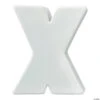 Paint Your Own Porcelain Letter X