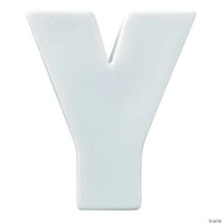 Paint Your Own Porcelain Letter Y