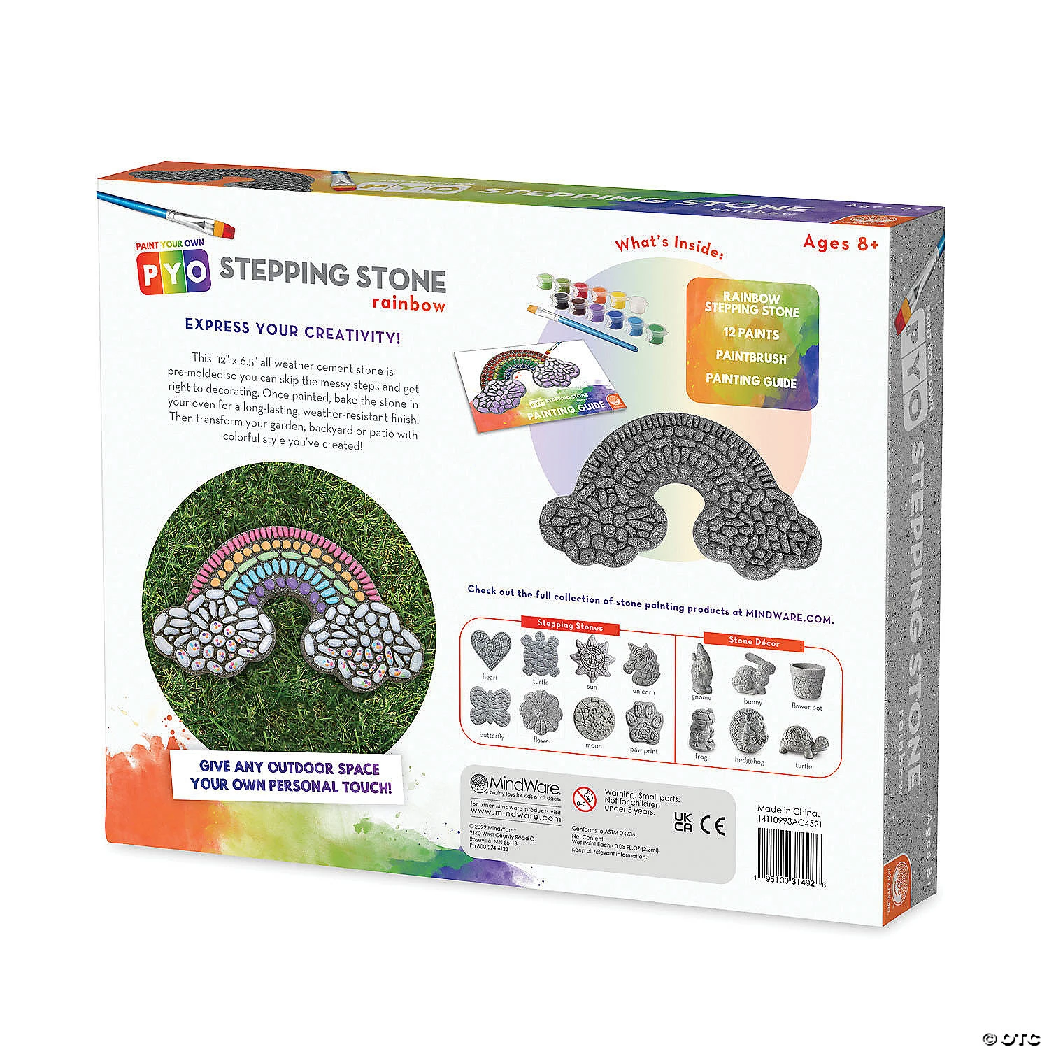 Paint Your Own Stepping Stone: Rainbow - Image 4