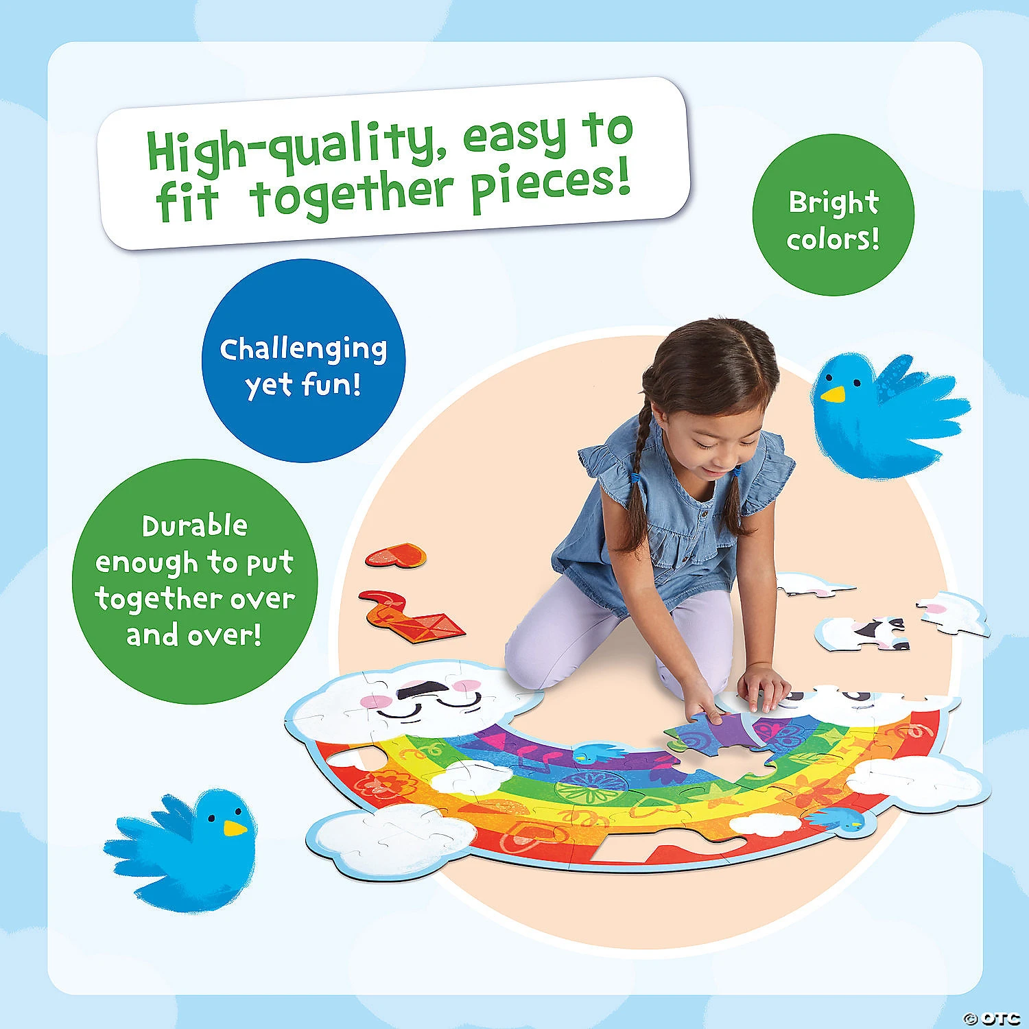 Rainbow Floor Puzzle - Image 2