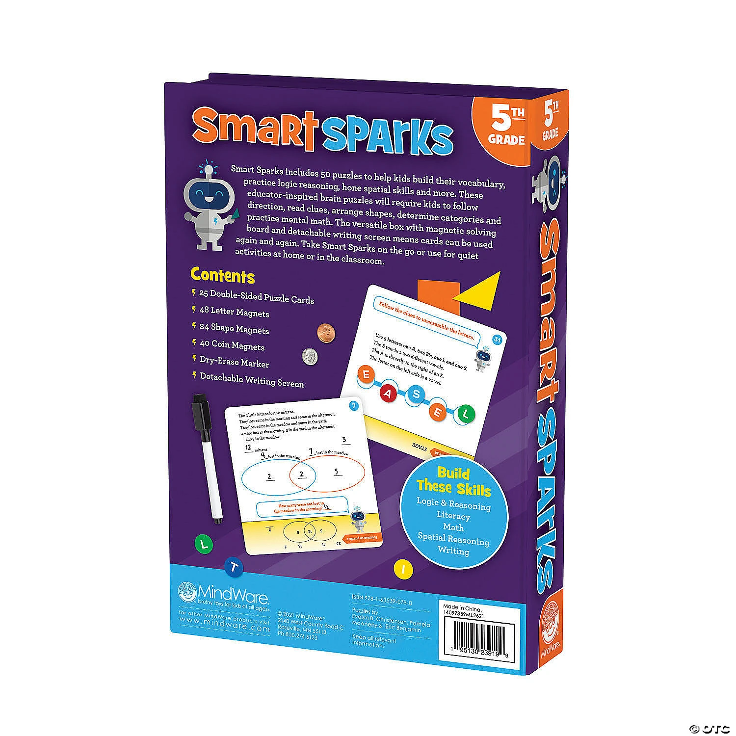 Smart Sparks Brainy Puzzles: Grade 5 - Image 3