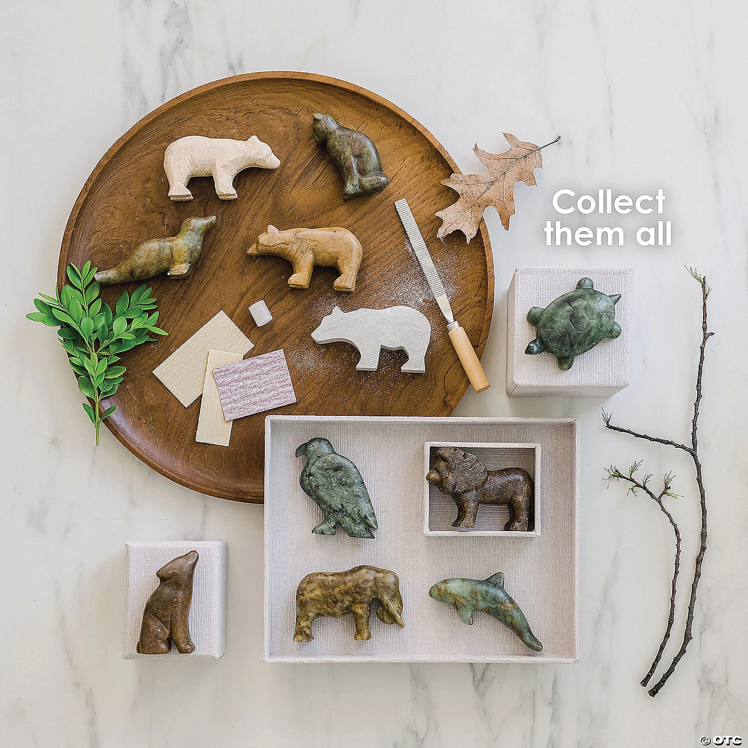 Soapstone Carving Kits: Bear & Wolf - Image 4